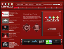 Tablet Screenshot of landrysinc.com